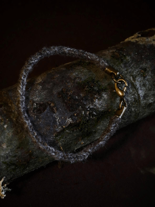 Bracelet RELIANCE laine Anthracite
