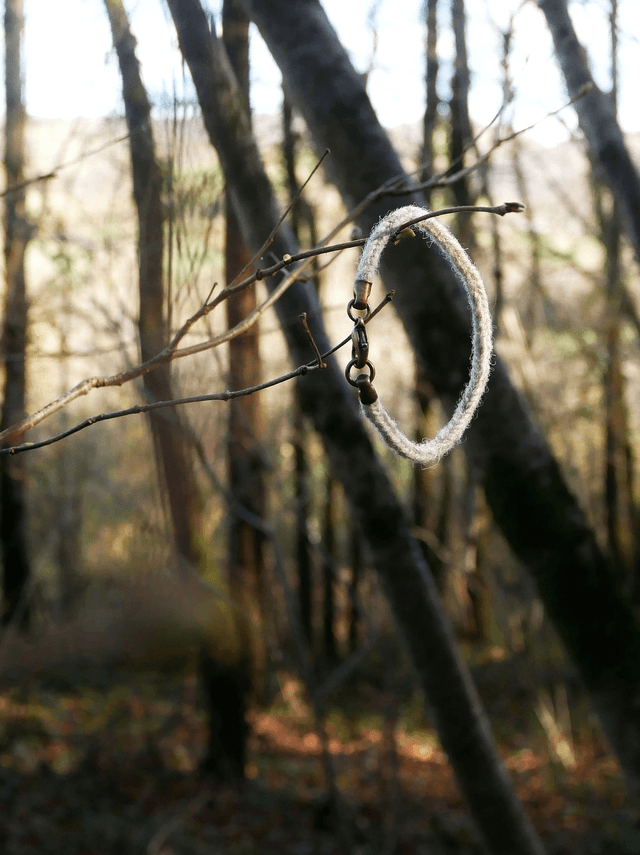 Bracelet RELIANCE laine Grège Simple
