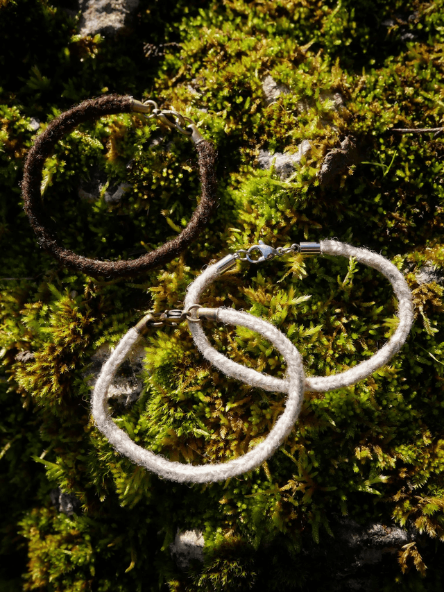 Bracelet RELIANCE laine Grège Simple