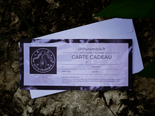 CARTE CADEAU à imprimer